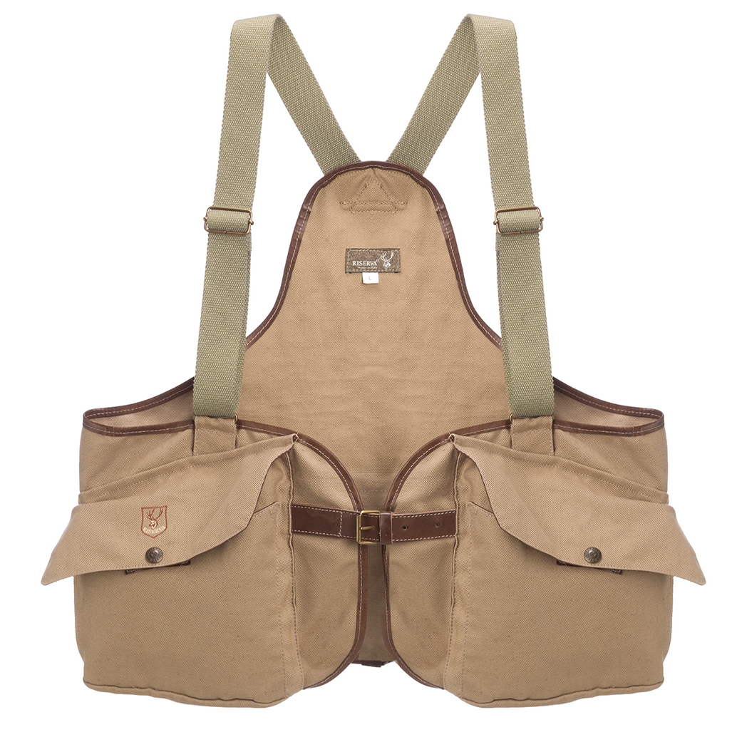 Linen three-pocket vest
