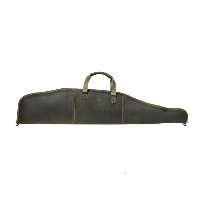 Leather case for rifle with bipod and big optics